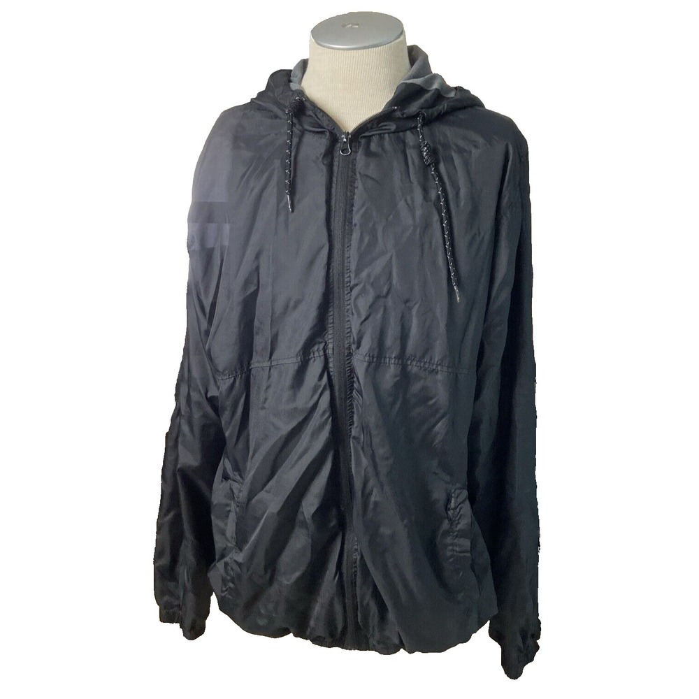 Are On Windbreaker Jacket mens XXL Black